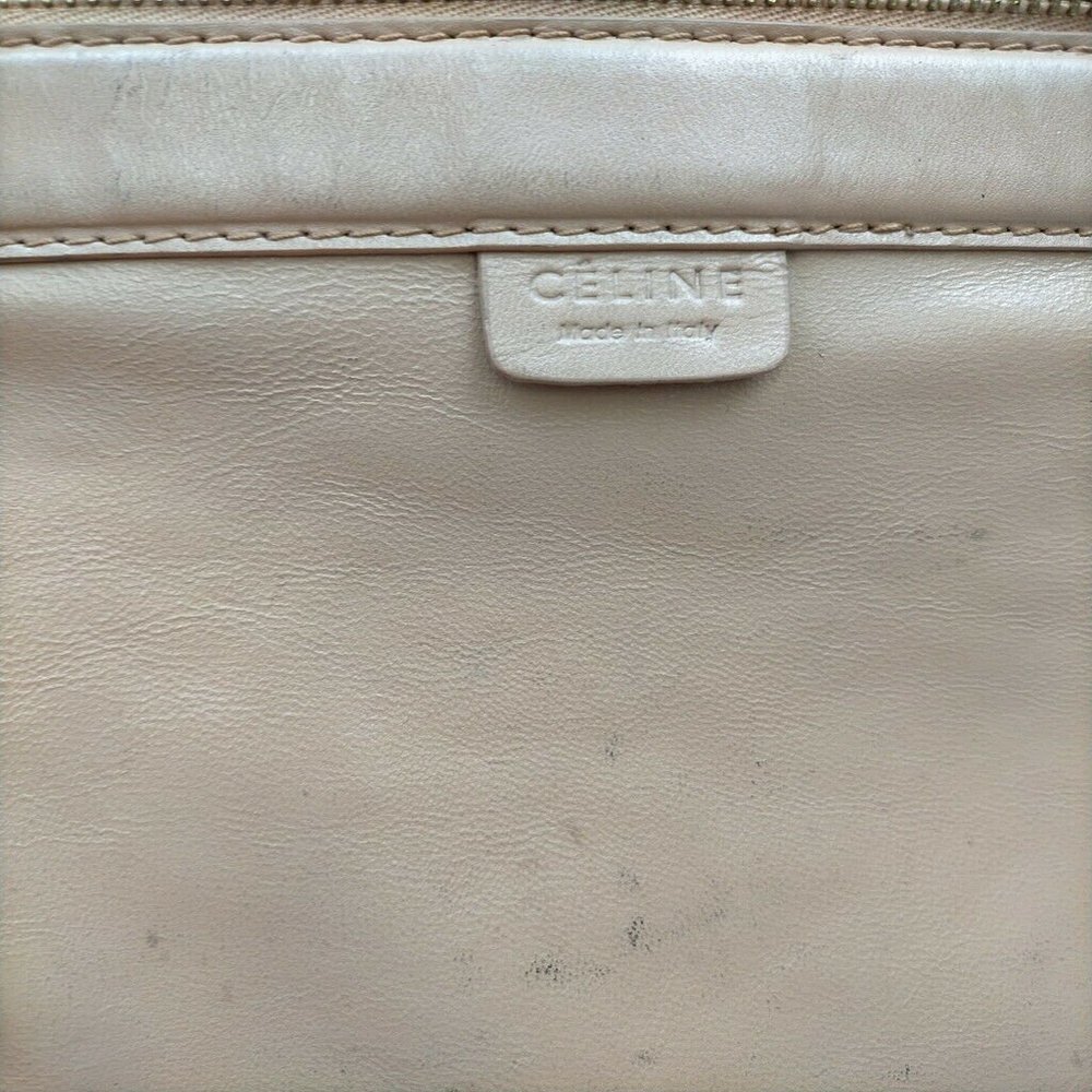 authentic Celine Shopping bag Vertical bicolor, taupe and b - Picture 8 of 16